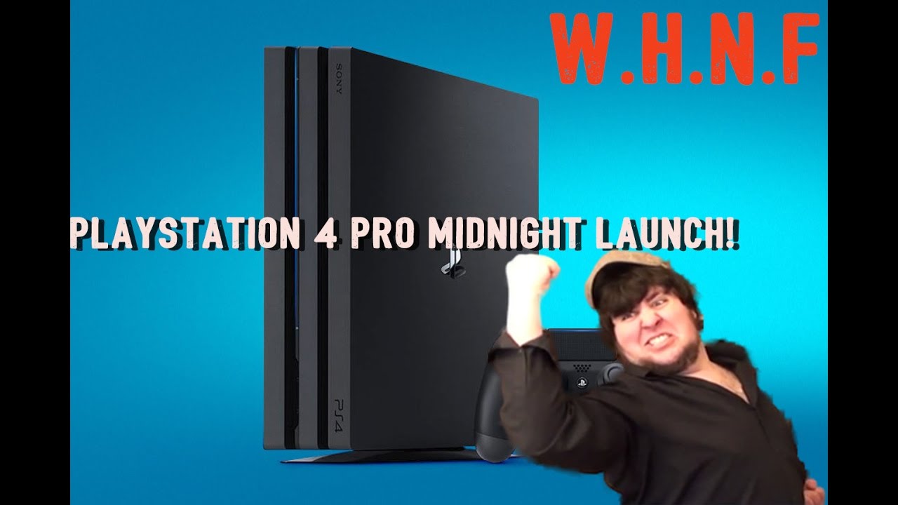Playstation 4 Pro Midnight Release! JonTron & More!
