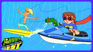 Johnny Test - Summer Vacation Surfing 🏄♂️ | Kids Cartoons | WildBrain Thrill Park