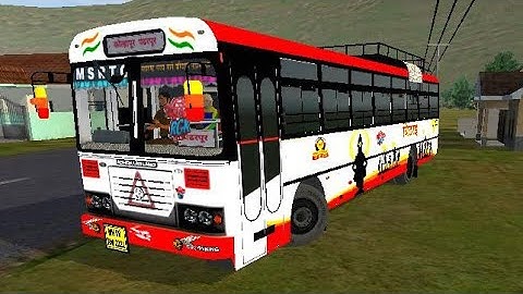 MSRTC LIVERY | APSRTC BUS MOD | APSRTC LIVERY FOR BUSSID #Shorts #ytshorts #funny #viral #msrtc