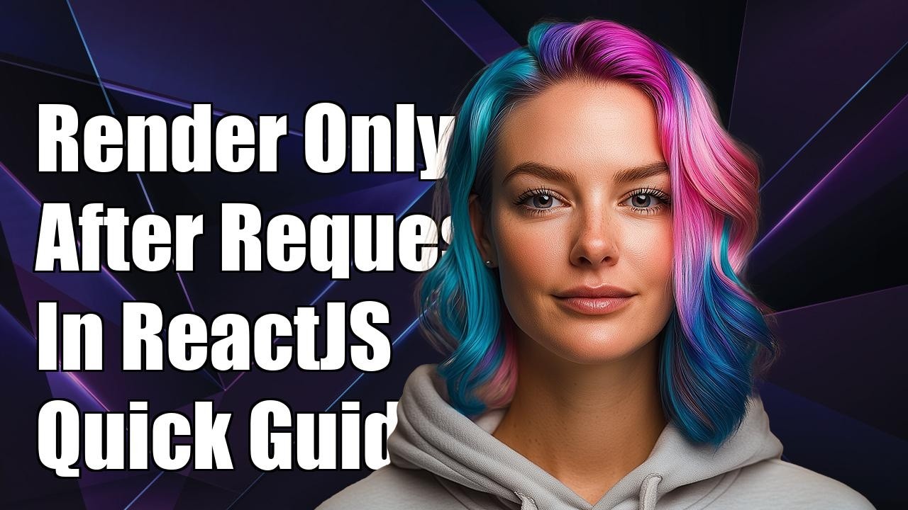 How to do render only after http request completed in ReactJS - YouTube