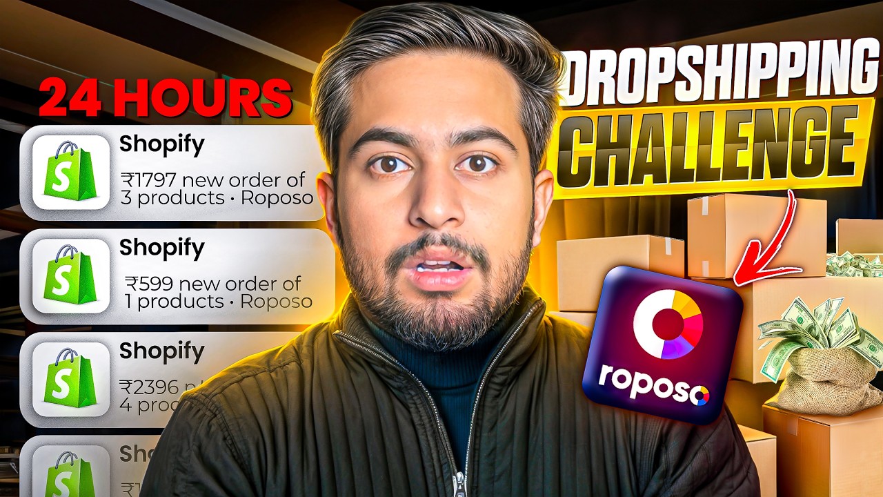 rewrite this title 24 hour Indian Dropshipping Challenge using Roposo (as a Beginner) rewrite this title 24 hour Indian Dropshipping Challenge using Roposo (as a Beginner)