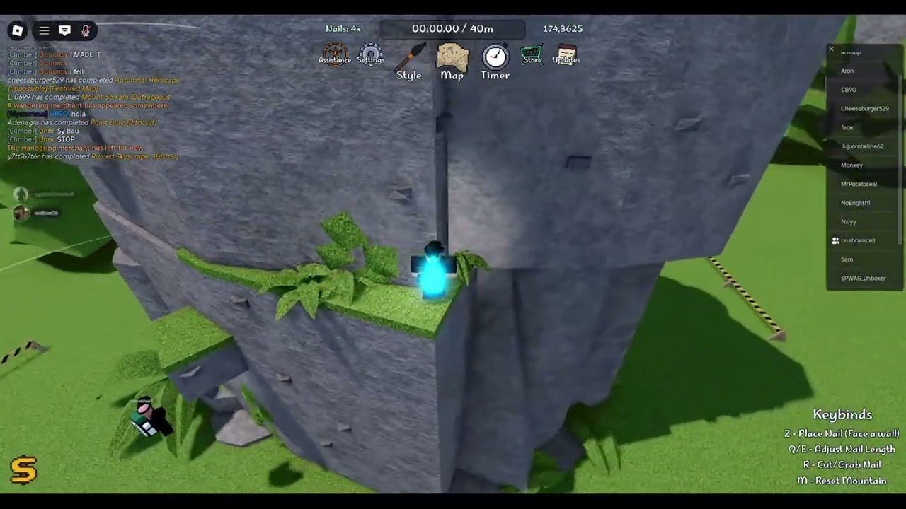 pebblestone 2.6 (former wr) | climbing game