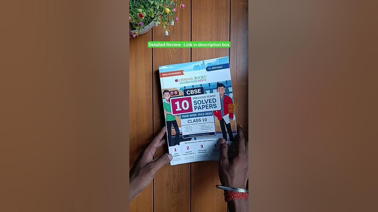 Best pyq s book for class 10 2023 24 cbse 10 previous years solved