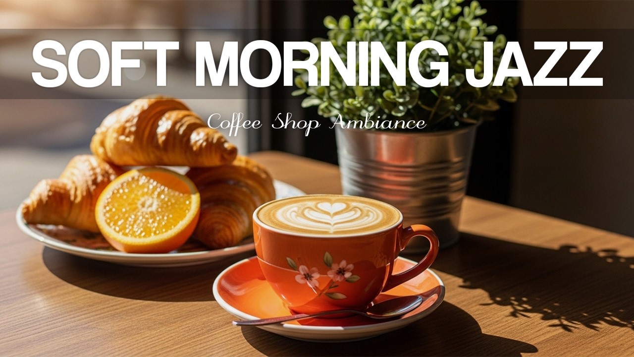 Soft Morning Jazz 🎶 Smooth Bossa Nova Instrumental & Relaxing Jazz Cafe Music for Relaxing