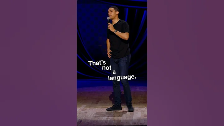 Xhosa is the language with the clicks in it! 😆 #funny #trevornoah #xhosa #langauge #comedy #standup