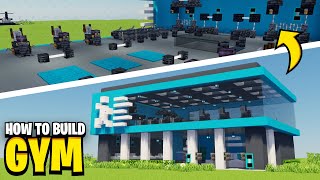 How To Build A GYM In Minecraft!