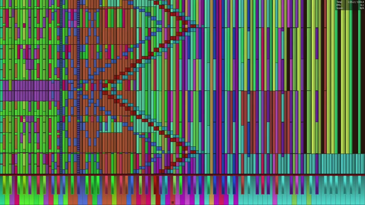 [Black MIDI] R7 5800X3D vs Bad Apple Murder Mode