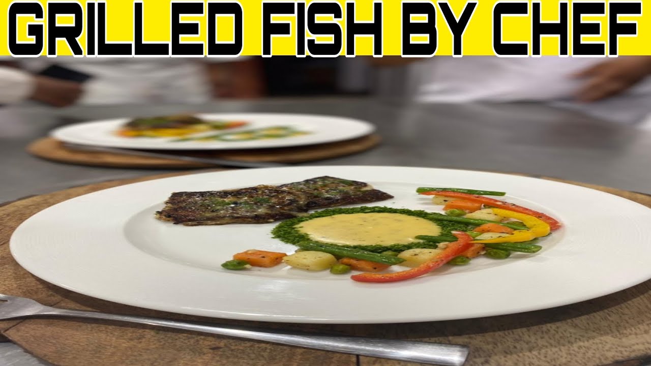 GRILLED FISH BY CHEF || FANGAS FISH || HOW TO MAKE FISH || RESTRO STYLE FISH 🐠🐠