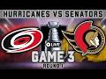 Carolina Hurricanes vs Ottawa Senators Live NHL Stanley Cup Playoffs Round 1 Game 3 Reactions