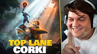Corki Top Lane im Challenger Game mit Pro Player
