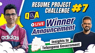 Live Winners & Top 20 Submissions Announcement | Telangana Government Insights | RPC#7 | Q & A