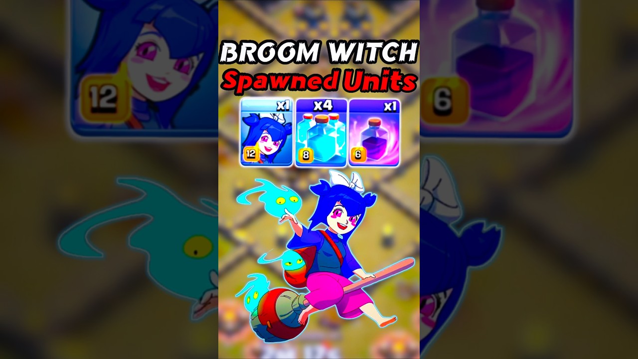 BEST Way to Use Broom Witch in Clash of Clans KL 52 gaming