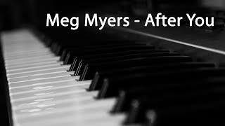Miniatura del video "Meg Myers - After You (Instrumental Piano Cover)"