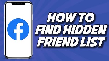 How To Find Hidden Friend List On Facebook 2023 (QUICKLY)
