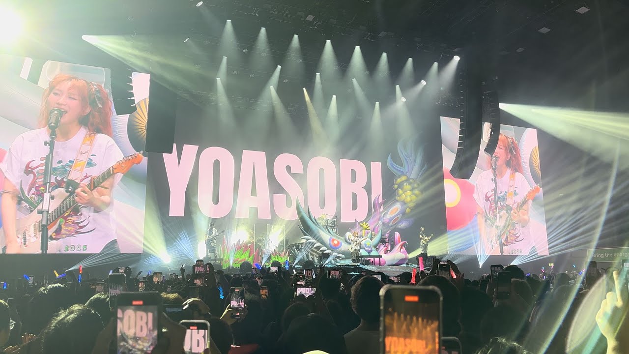 YOASOBI - BUTAI NI TATTE - YORU NI KAKERU - 夜に駆ける LIVE - 4K FROM LONDON OVO ARENA ON 8.6.2025