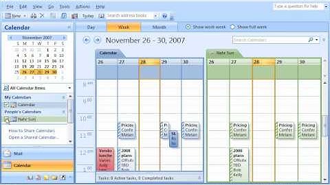 Outlook 2007 Demo: 3 ways to share your Outlook Calendar with others