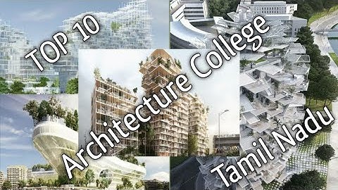 Top 10 Architecture College in Tamilnadu