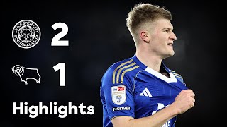 James \u0026 De Cordova-Reid Give Foxes Derby Win! 🤩 | Leicester City 2-1 Derby County | Highlights