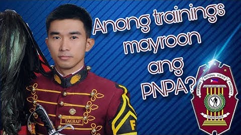 The training inside Philippine National Police Academy (PNPA)