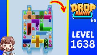 Drop Away Level 1638 Solution Walkthrough