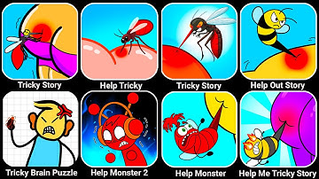 Help Me Tricky Puzzle, Tricky Story, Help Monster, Help Out Story, Please Help...