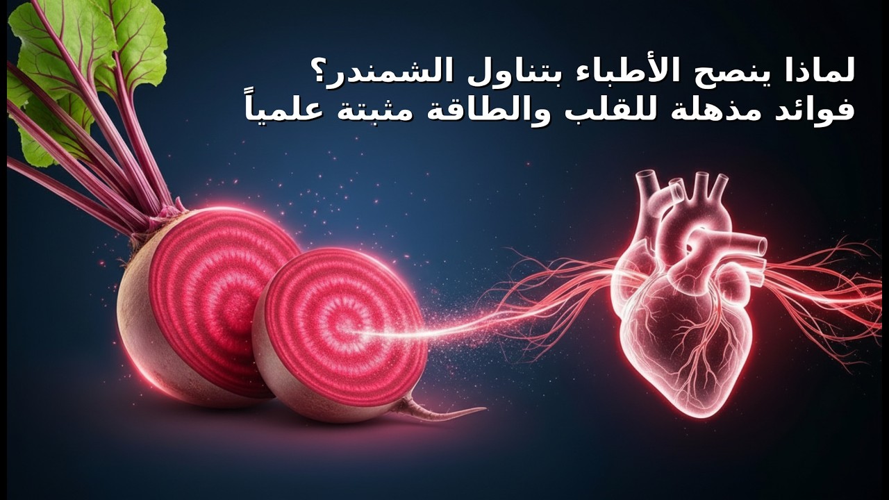 لماذا ينصح الأطباء بتناول الشمندر؟ فوائد مذهلة للقلب والطاقة مثبتة علمياً