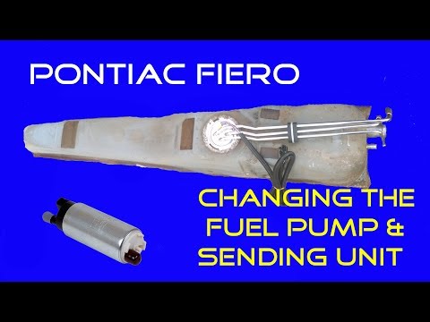 PONTIAC FIERO HOW TO: Replacing the Fuel Pump (Also for 3800 Swaps)