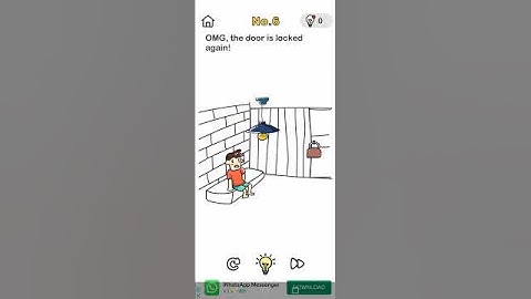 OMG, the door is locked again! - brain out escape room level 6 gameplay walkthrough solution