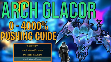 The ULTIMATE Arch-Glacor Guide | 0-4000% Pushing Guide