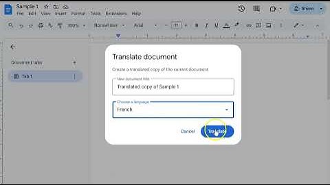 Mini-Lesson #1: Translating with Google DOCS!