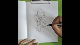 Menggambar Anak Sekolah #drawing #gambar #tutorial #tutorialgambar #anak #anakanak #trending