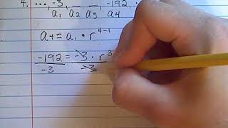 How to Find Missing Terms Geometric
