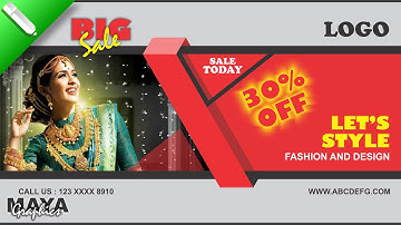 How to Design a Banner in Coreldraw | Flex Banner Design in Coreldraw | Board design in Coreldraw