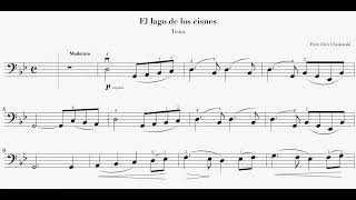 El Lago de los Cisnes #𝐎𝐑𝐂𝐇𝐄𝐒𝐓𝐑𝐀 #𝐀𝐂𝐂𝐎𝐌𝐏𝐀𝐍𝐈𝐌𝐄𝐍𝐓 for Cello/ Trombone/ Euph/ Bassoon
