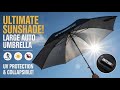 Ultimate Outdoor Sunshade! Large 24 Bone Automatic Collapsible Umbrella with UV Protection Review
