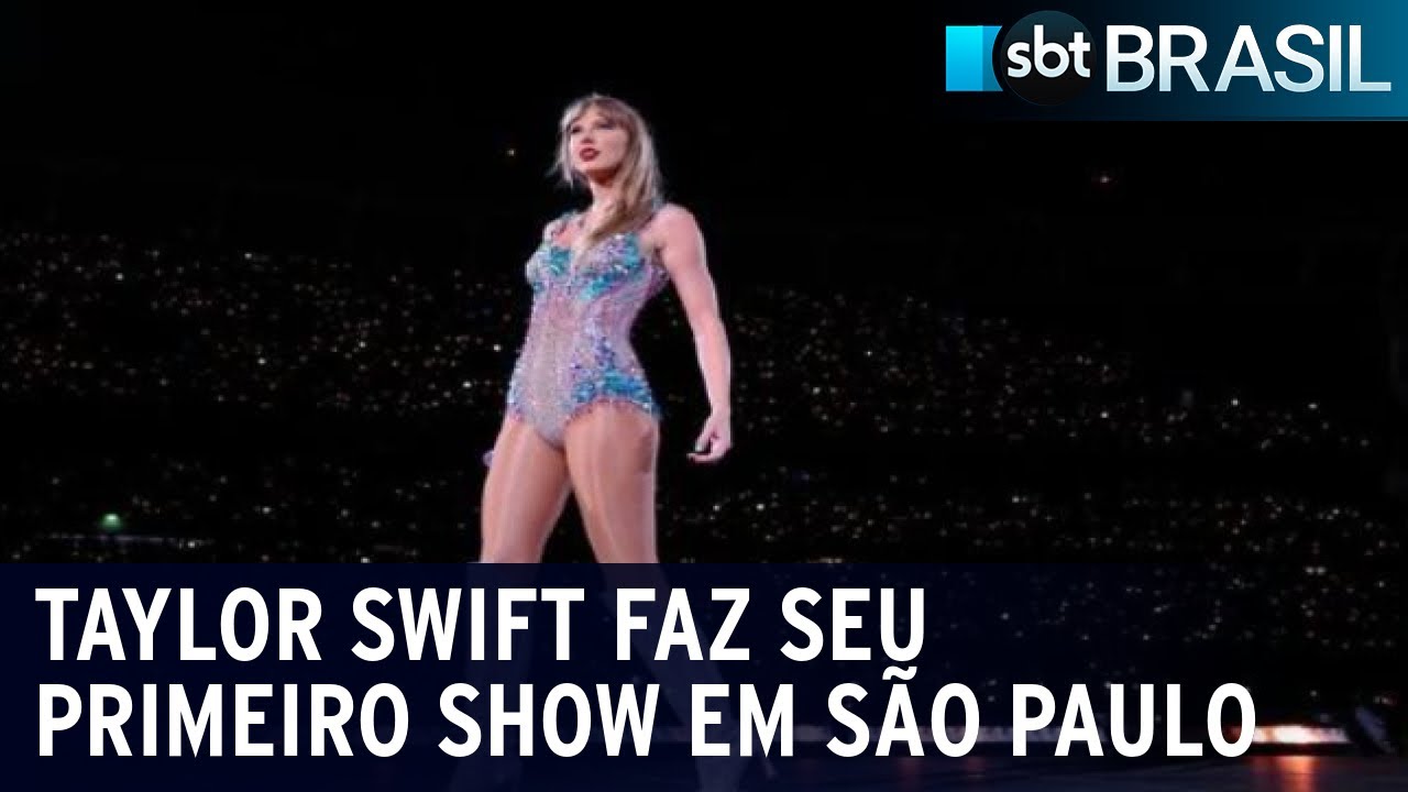 Após transtornos no RJ equipe de Taylor Swift toma precauções em SP | SBT Brasil (24/11/23)