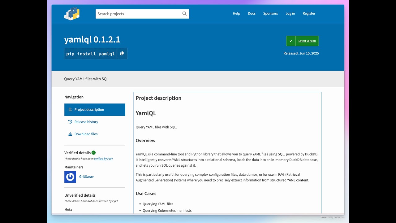 Files Yaml Sql*loader Examples YamlQL - SQL Engine for YAML files - YouTube