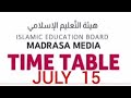 Madrasa media online class timetable july 15 l f 4 tech