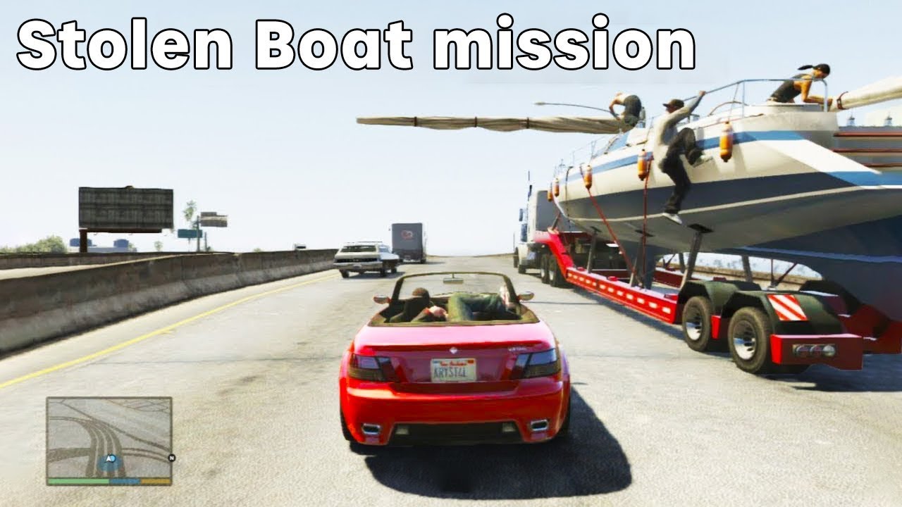 GTA V MICHAEL BOAT YACHT STOLEN BY THIEF 6 YouTube 