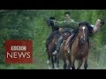 Cossacks riding russias patriotic wave  bbc news