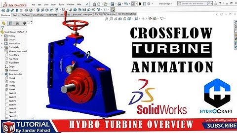 Hydro Turbines Design | Crossflow Turbine in Solidworks