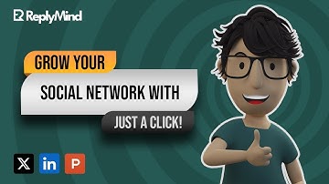 Grow Your Social Network Organically! Write valuable replies in LinkedIn and X with just a CLICK!