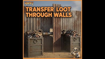 How to Transfer Loot Through Walls in Rust No Cheats, Just Pipes!
