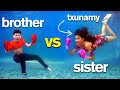 Txunamy underwater insane sis vs bro photo challenge