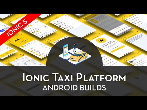 Enappd Ionic 5 Taxi Platform - Android Build Video