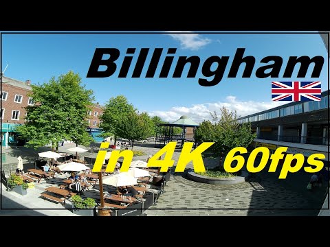 Billingham Town Centre - walking in fantastic summer day