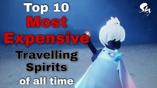 Top 10 😣 MOST EXPENSIVE 😣 | Travelling spirits | Sky: Children of the Light screenshot 5