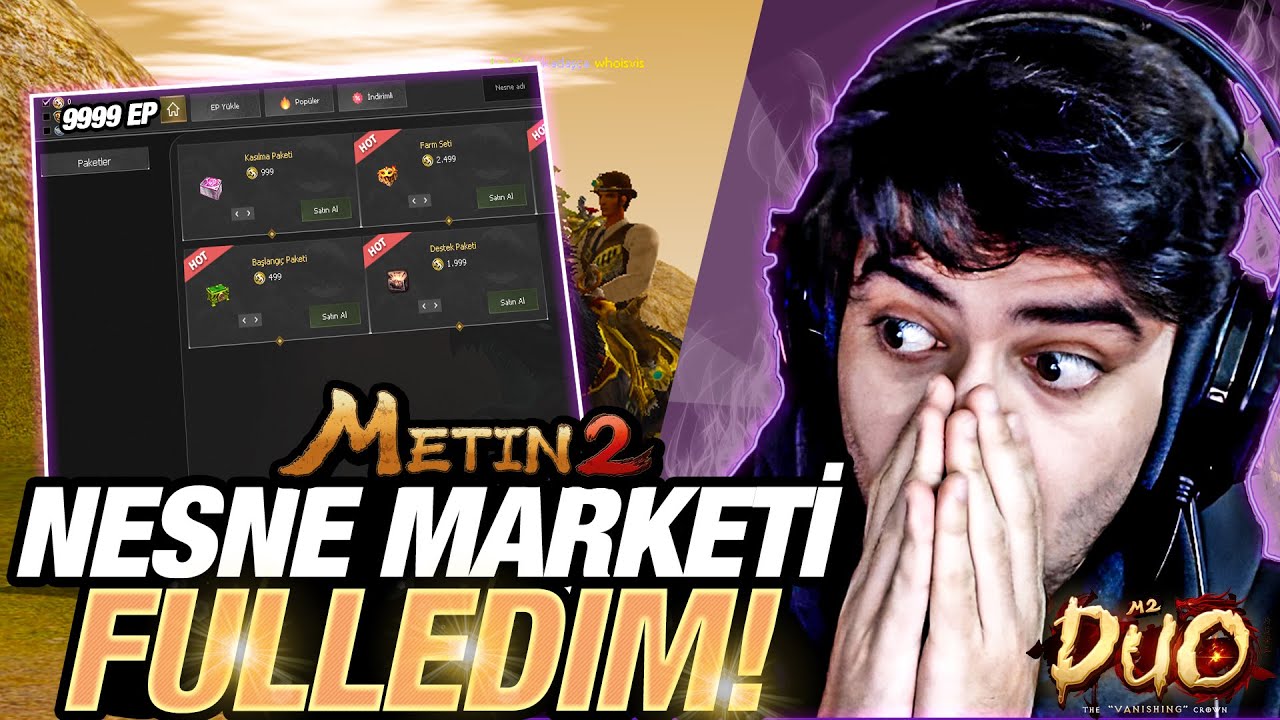 METİN2 'DE BÖYLE NESNE MARKET HARCAMASI GÖRÜLMEDİ! - DuoMt2 #2