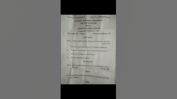 B.A/B.Sc 3rd sem.Computer Applications(MD) paper|under NEP-2020| Jammu University.