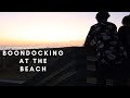 Boondocking at the Beach